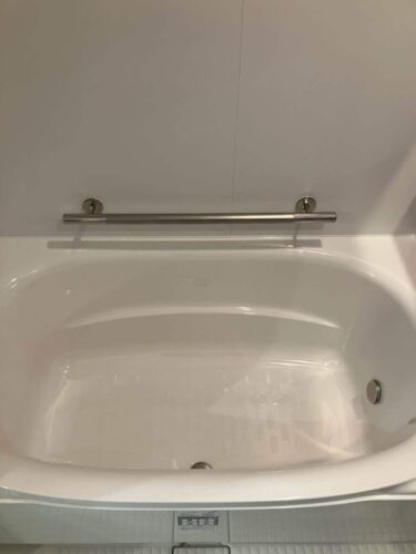 沼津市　浴室手すり設置工事