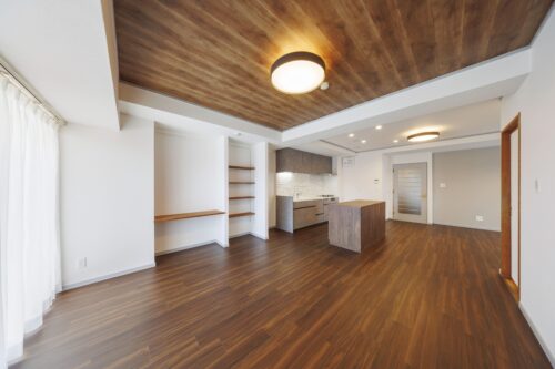 静岡市　マンションのキッチン、お風呂、洗面化粧台、トイレの水まわと内装のフルリフォーム