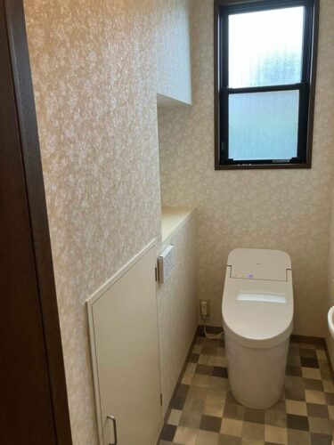 静岡市でにじいろリフォームのトイレ交換工事