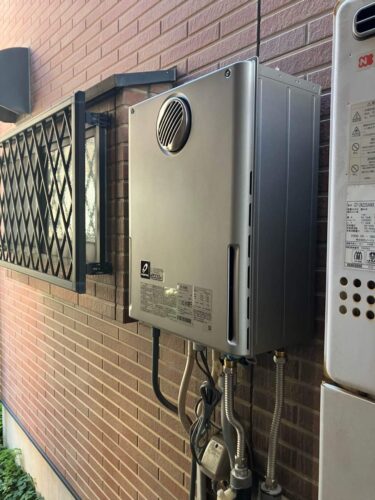 静岡市でのガス給湯器交換工事